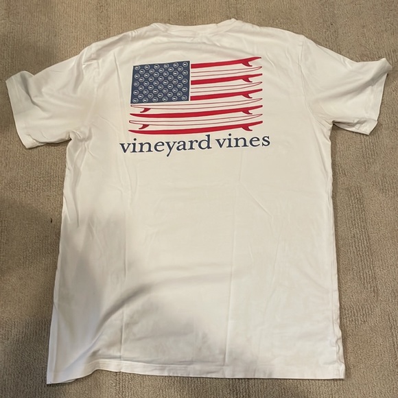 American Surfboard Flag Vineyard Vines Tee - Picture 3 of 3